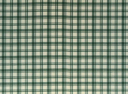 Twill check green