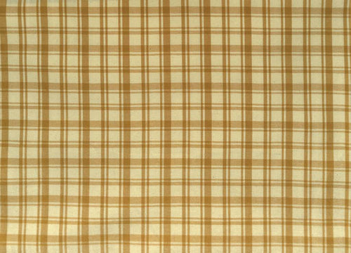 Twill check dark yellow