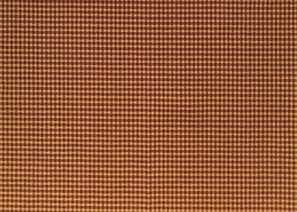 Linley Gingham gold red